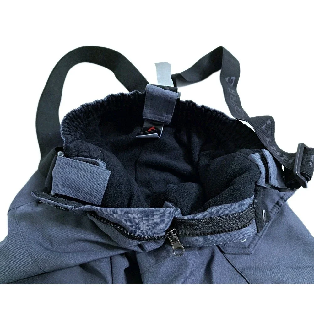 Gerry Ski Bib Youth Size XS 5/6 Gray Snowboarding Snow Pants Suspender Boys